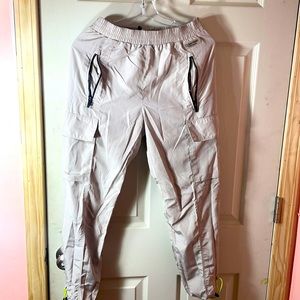 Calvin Klein reflective joggers.